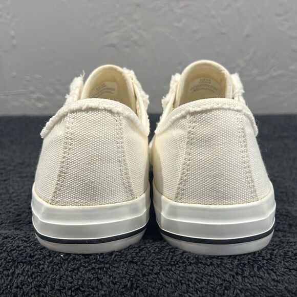 🔥🔥 Sincerely Jules “Vinnie” White no Lace Slip-On Sneakers Sz 10M - PERFECT! - Picture 6 of 13